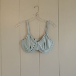 Wacoal 855213 Perfect Primer Full Coverage Underwire Bra Blue 34DDD Adju…